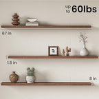 Fun Memories 67Inch Long Floating Shelves, 8 Inch Deep Shelves - Image 3