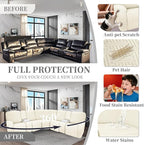 100% Waterproof Sectional Recliner Couch Covers - Image 5