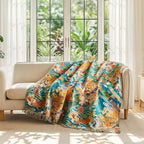 LUTBM Throw Blanket for Couch Sofa Soft Cotton Summer Blankets for Bedroom - Image 2