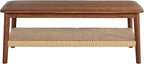 Alaterre Furniture Calais 48 Inch Rectangular Solid Wood Coffee Table - Image 7