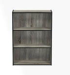 Furinno PASIR Book Shelf, 3-Tier Bookshelf, Storage Shelves Bookcase, 9.7 x - Image 7
