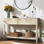 ELYKEN Rattan 51.2" Console Table - Image 8