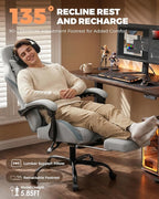 GTPLAYER Gaming Chair with Foot Rest & Pocket Spring Cushion, Ergonomic High - Image 5