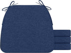 AAAAAcessories D-Shaped Chair Cushions, Machine-Washable Cover by AAAAAcessories