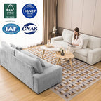DOPEDIO Modern Living Room Sofa Set, 71.25" Chenille Loveseat - Image 8