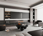 35.03" Cloud Coffee Table for Living Room Unique Coffee Table Modern Low Coffee - Image 8