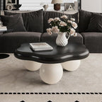 35.03" Cloud Coffee Table for Living Room Unique Coffee Table Modern Low Coffee - Image 3