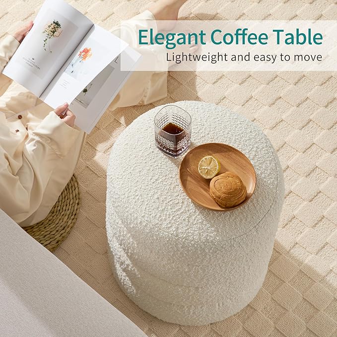 Busaurus Round Ottoman with Storage - Image 5