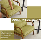 Karl home Mid-Century Modern Accent Chair, Living Room Chairs - Image 6
