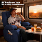 Rocker Recliner Chair with Massage and Heat, Nursery Rocking Chairs - Image 6