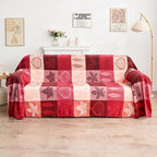 Bohemian Chenille Jacquard Tassel Throws by Unknown
