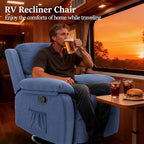 Korser Recliner Chair, 360 Swivel Rocker Chair - Image 7