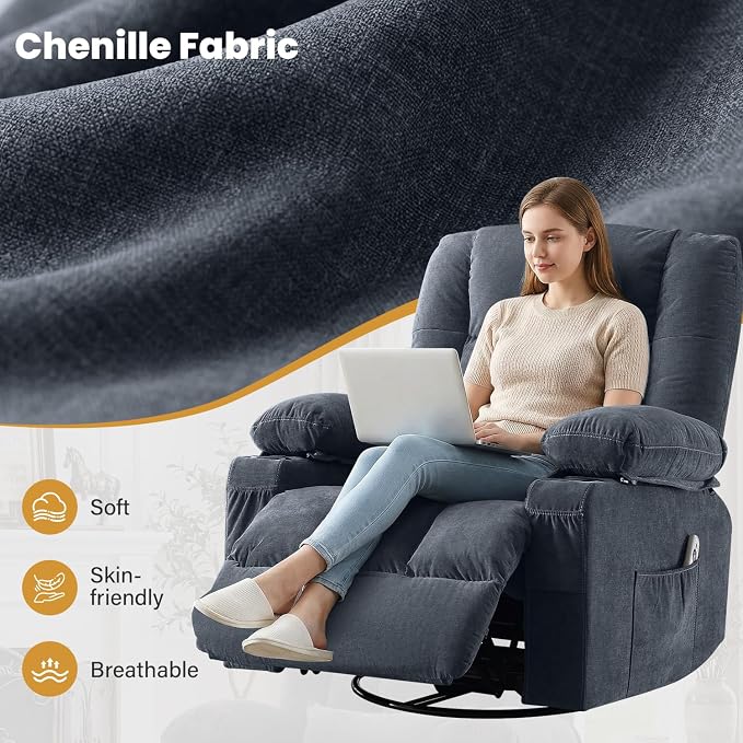 Swivel Recliner Chair for Adults - Image 8