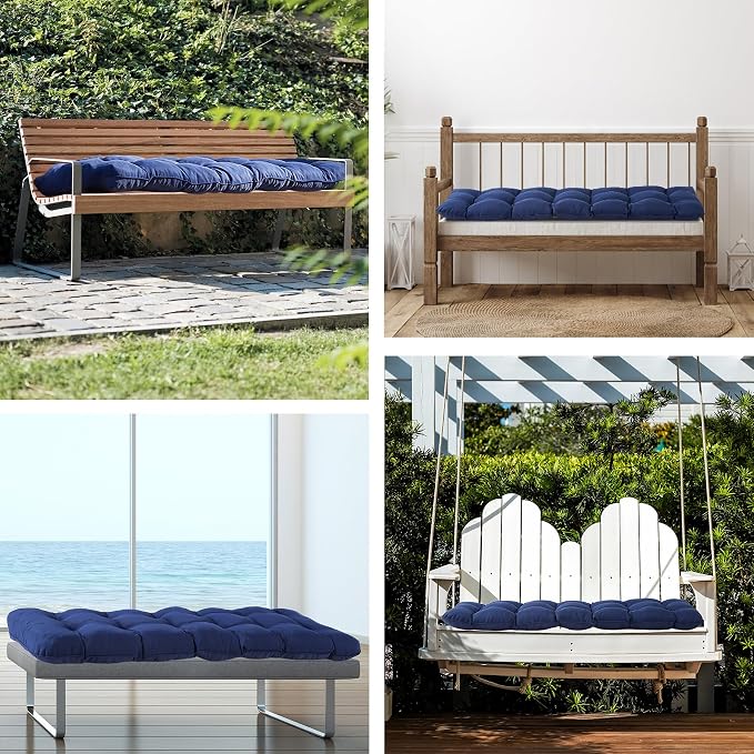 IPYNBAP Outdoor Bench Cushion, Waterproof Bench Cushion - Image 8
