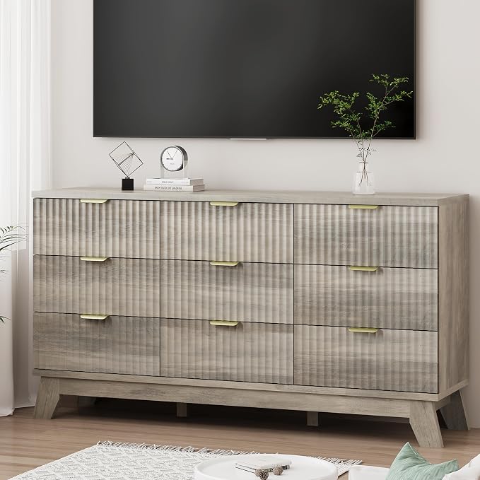 Xixini Fluted Dresser for Bedroom - Image 7