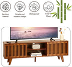 Bamboo TV Stand for TVs up to 65", Accent Entertainment Center - Image 8