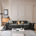 VClife Boho Couch Covers, Modern Checkered Jacquard Couch Covers by VCLIFE