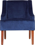 Homepop Home Decor Upholstered Classic Swoop Arm Accent Chair Accent Chairs by HomePop