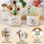 4 Sheets Rub on Transfers for Crafts, Bees Furniture Transfers for Wood - Image 4