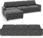 Vipbear 120" Oversized Modular Sectional Sofa, L Shaped Couch Set - Image 9