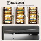 Dystler Display Cabinet with Adjustable Shelves, 5 Tier Display Case - Image 5
