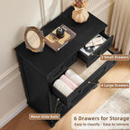 Joaxswe Farmhouse 6 Drawer Dresser - Image 7