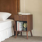 Fultyle Walnut Nightstand, Modern Night Stand - Image 5