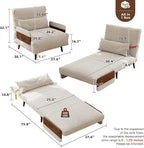JASIWAY Convertible Sleeper Chair Bed - Image 2