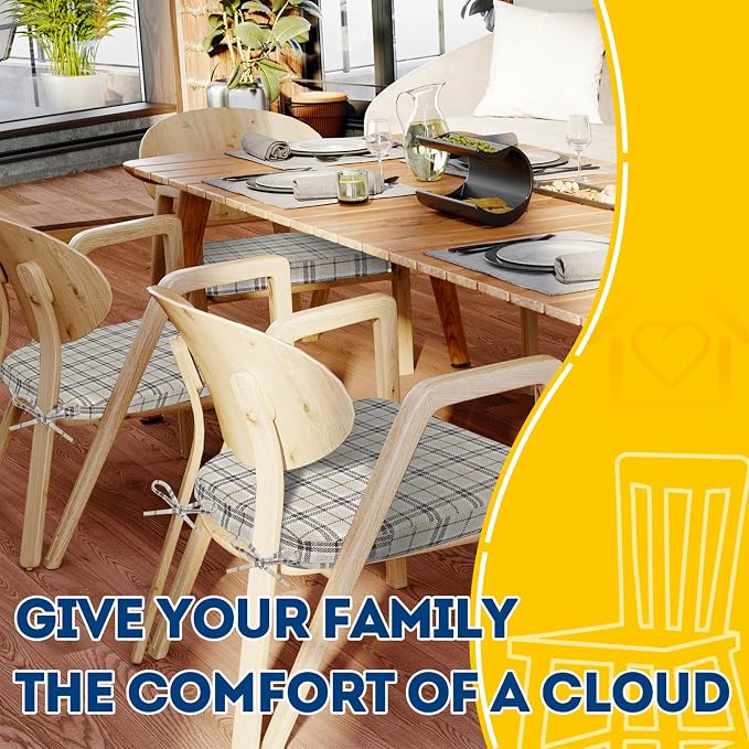 AAAAAcessories D-Shaped Chair Cushions, Machine-Washable Cover - Image 6