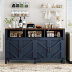 knoworld Buffet Sideboard with Storage Farmhouse with 4 Doors, Dining Room - Image 7