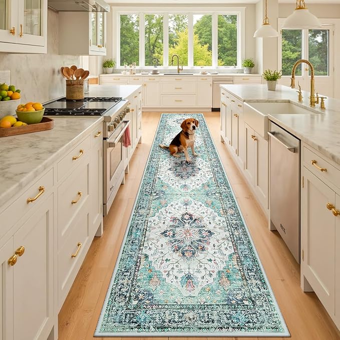 RELEANY Area Rugs 2'x10' Runner Rug Non Slip Washable by RELEANY