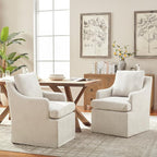 VKNOW Upholstered Dining Chairs Set of 2, Modern Kitchen Chairs Dinner Chairs - Image 3