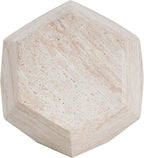 Christopher Knight Home Jayme 18.75" Indoor Outdoor Hexagonal Accent Side Table - Image 9