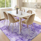 RELEANY Washable Area Rugs 5'x7' Non-Slip Modern Abstract Soft - Image 8
