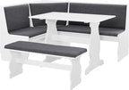 Linon Lucy Charcoal Nook by Linon