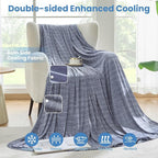 OIGAE Cooling Blanket for Hot Sleepers - Image 3
