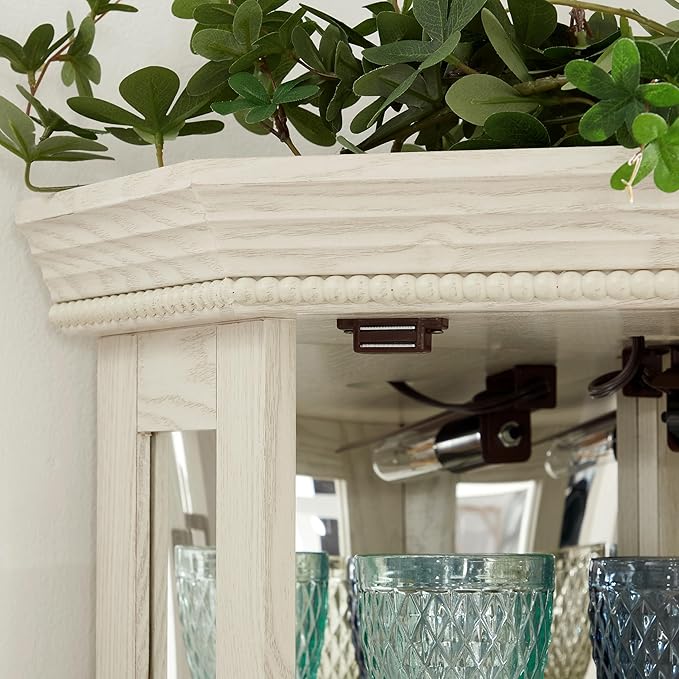 Glass Corner Display Cabinet - Image 4