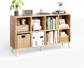 8-Cube Bookshelf 2 Tier Retro Bookcase by Flrrtenv