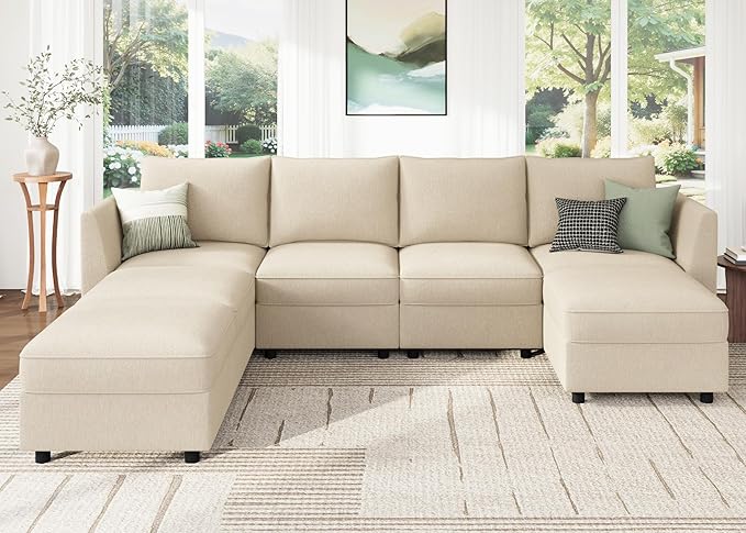 HONBAY Modular Sofa U Shaped Sectional Couch - Image 3