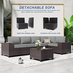 10 Pieces Patio Furniture Set - Image 9