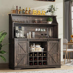 55 Inch Farmhouse Coffee Bar Cabinet - Image 8