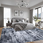 6x9 Area Rug Living Room Rug: Washable Modern Abstract Soft Thin Rug Indoor - Image 4