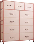 WLIVE Tall Dresser for Bedroom, Fabric Dresser Storage Tower, Chest of Drawers by WLIVE