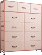 WLIVE Tall Dresser for Bedroom, Fabric Dresser Storage Tower, Chest of Drawers by WLIVE