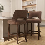 VKNOW Bar Stools Set of 6, Modern Counter Stools - Image 3