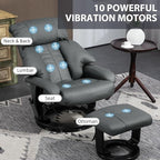 HOMCOM Massage Recliner Chair - Image 4