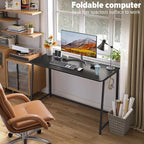WOHOMO Folding Desk, 47.2" Foldable Computer Desk - Image 3