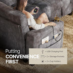 Marsail 110" Sectional Sleeper Sofa - Image 6
