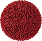 · REDEARTH · Round Pouf Ottoman - Image 4