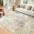 RELEANY Washable Area Rugs 6'x9' Non-Slip Modern Abstract Soft by RELEANY